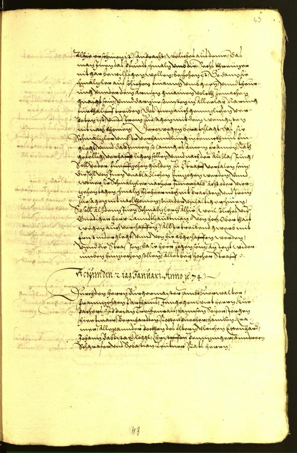 Civic Archives of Bozen-Bolzano - BOhisto Minutes of the council 1573 