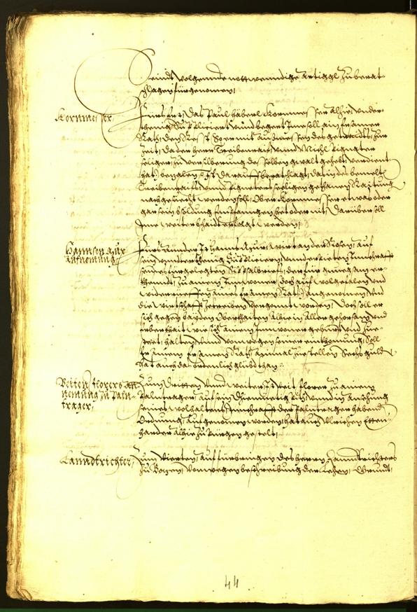 Civic Archives of Bozen-Bolzano - BOhisto Minutes of the council 1573 