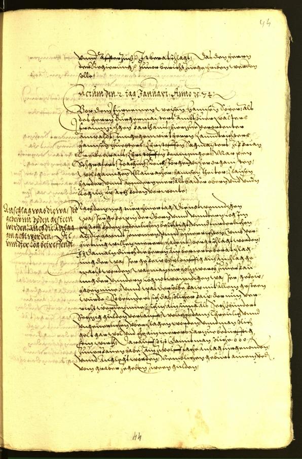 Civic Archives of Bozen-Bolzano - BOhisto Minutes of the council 1573 