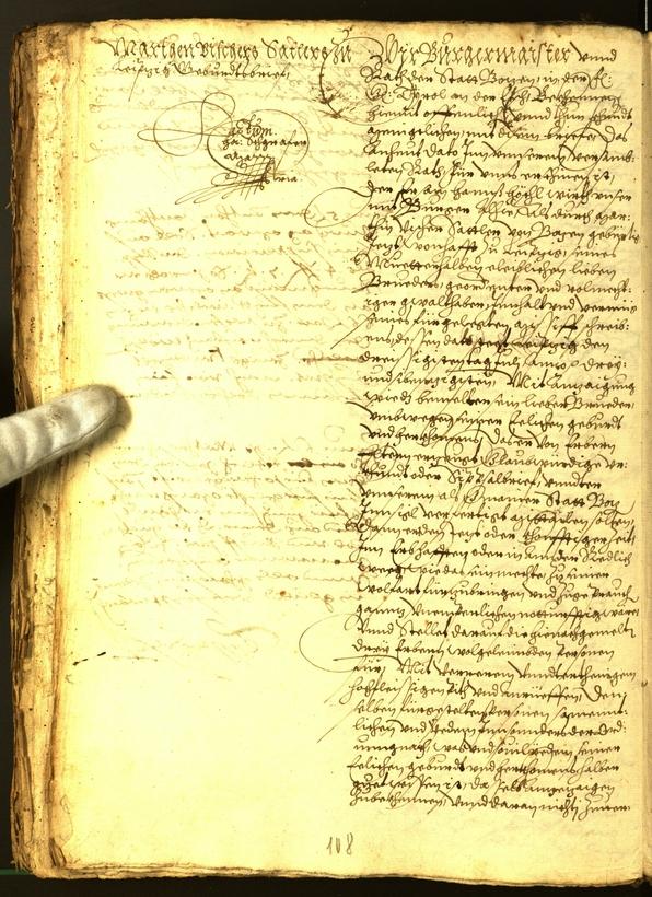 Civic Archives of Bozen-Bolzano - BOhisto Minutes of the council 1573 