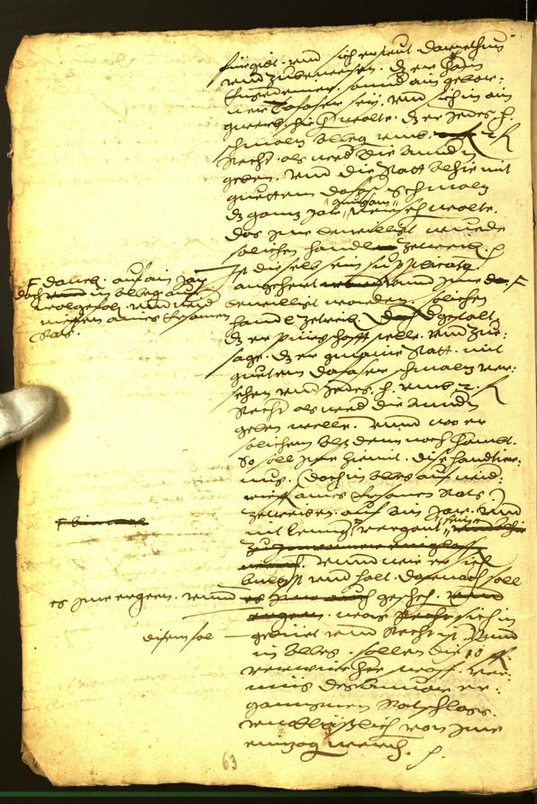 Stadtarchiv Bozen - BOhisto Ratsprotokoll 1573 