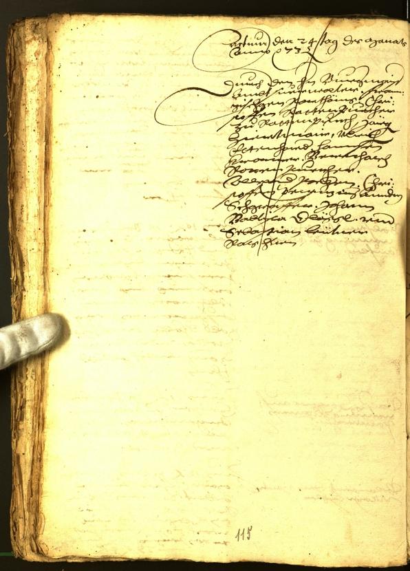 Civic Archives of Bozen-Bolzano - BOhisto Minutes of the council 1573 