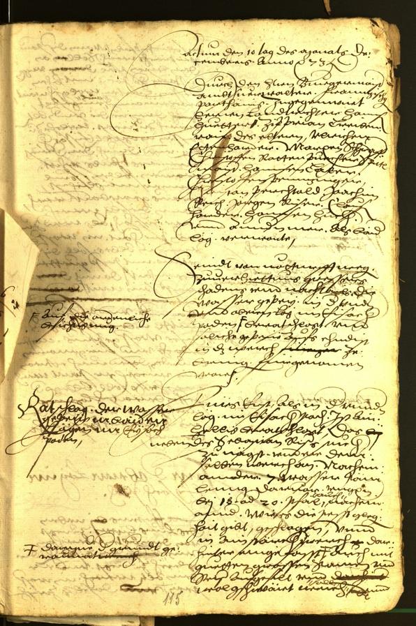 Civic Archives of Bozen-Bolzano - BOhisto Minutes of the council 1573 