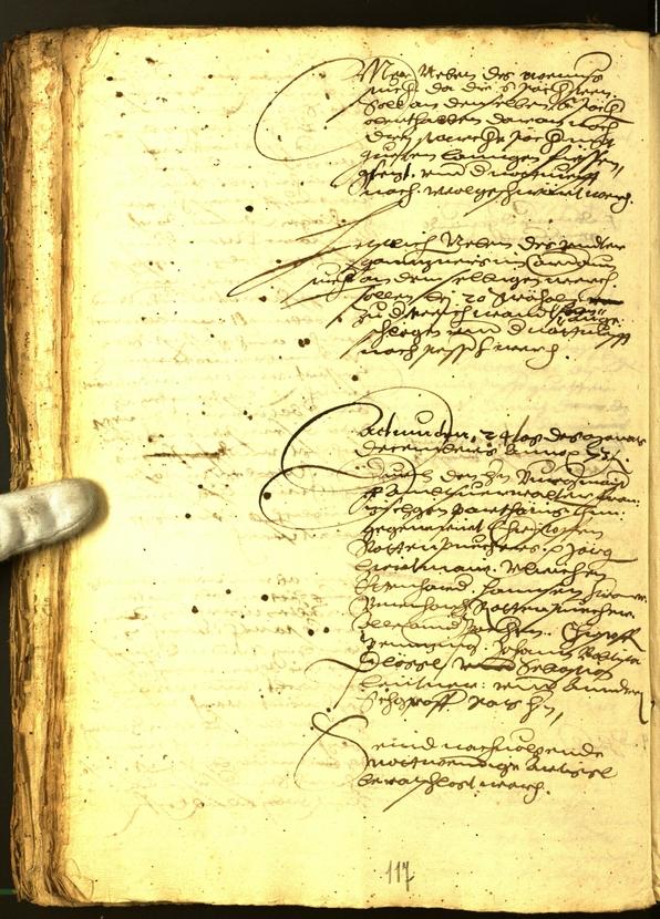 Stadtarchiv Bozen - BOhisto Ratsprotokoll 1573 