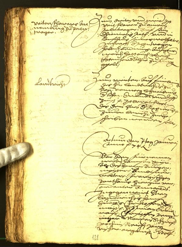 Civic Archives of Bozen-Bolzano - BOhisto Minutes of the council 1573 