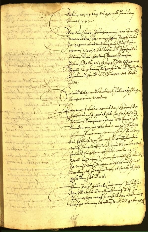 Civic Archives of Bozen-Bolzano - BOhisto Minutes of the council 1573 