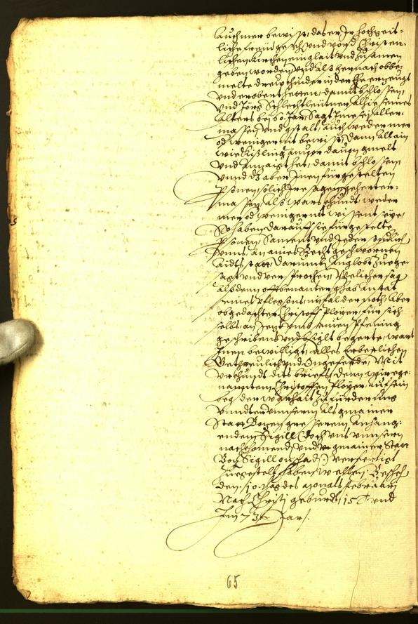 Stadtarchiv Bozen - BOhisto Ratsprotokoll 1573 