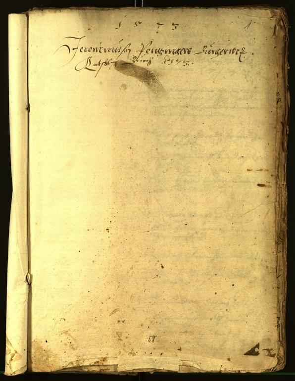 Civic Archives of Bozen-Bolzano - BOhisto Minutes of the council 1573 