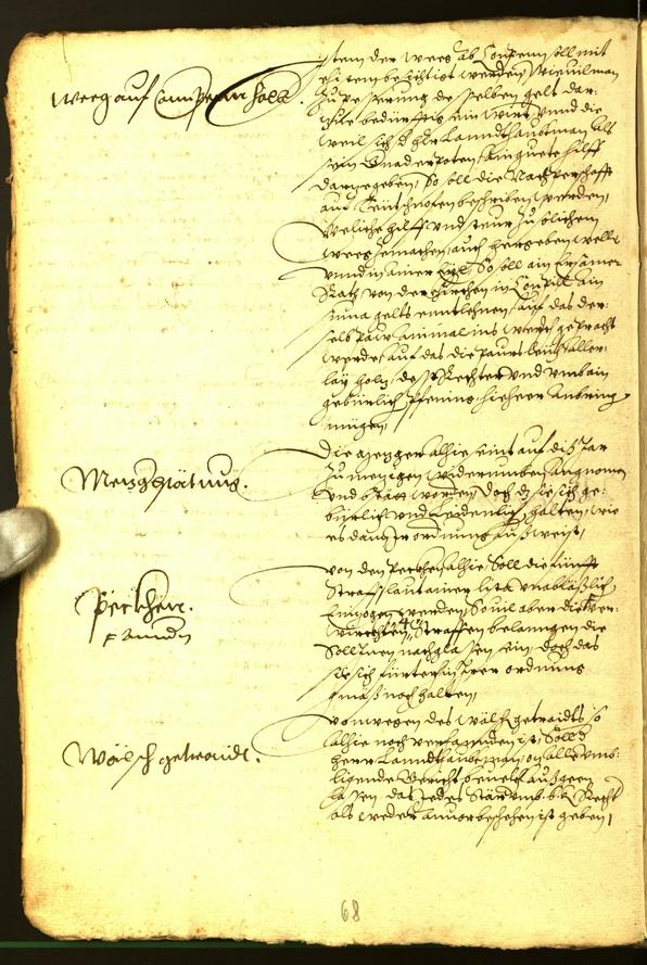 Stadtarchiv Bozen - BOhisto Ratsprotokoll 1573 