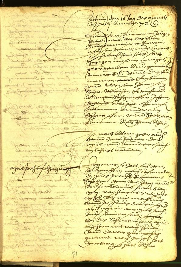 Stadtarchiv Bozen - BOhisto Ratsprotokoll 1573 