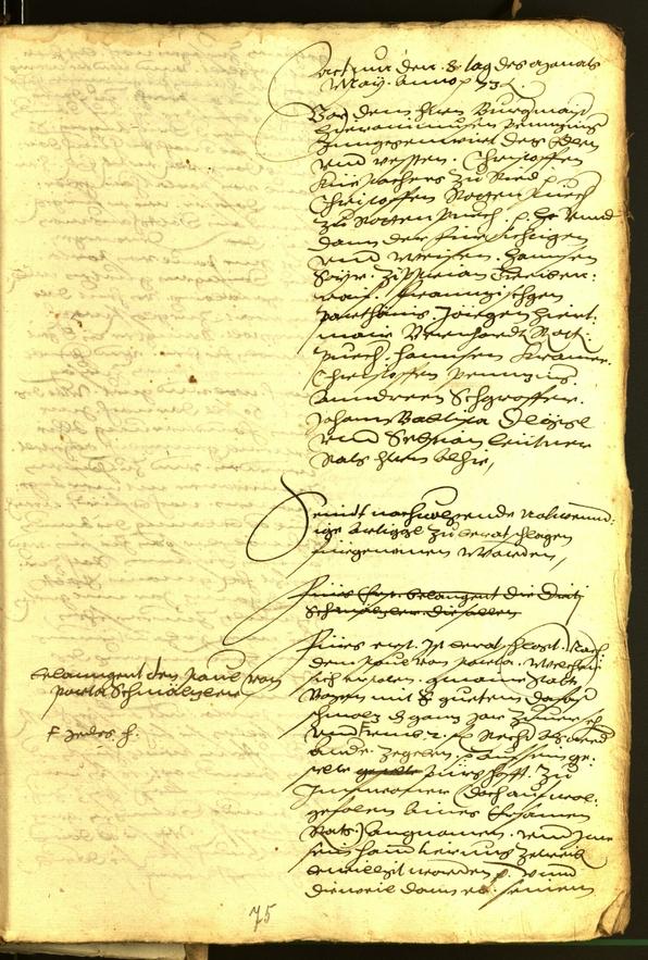 Civic Archives of Bozen-Bolzano - BOhisto Minutes of the council 1573 