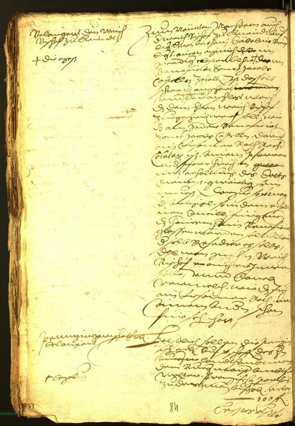 Stadtarchiv Bozen - BOhisto Ratsprotokoll 1573 