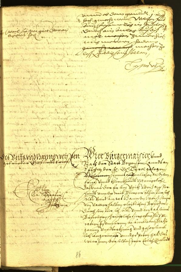 Stadtarchiv Bozen - BOhisto Ratsprotokoll 1573 