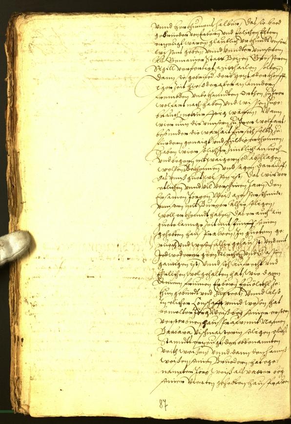 Stadtarchiv Bozen - BOhisto Ratsprotokoll 1573 