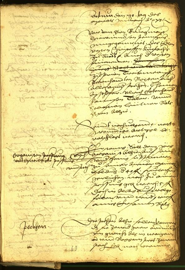 Stadtarchiv Bozen - BOhisto Ratsprotokoll 1573 