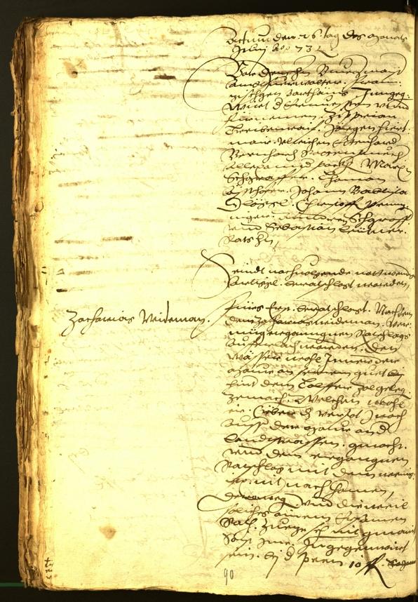 Civic Archives of Bozen-Bolzano - BOhisto Minutes of the council 1573 