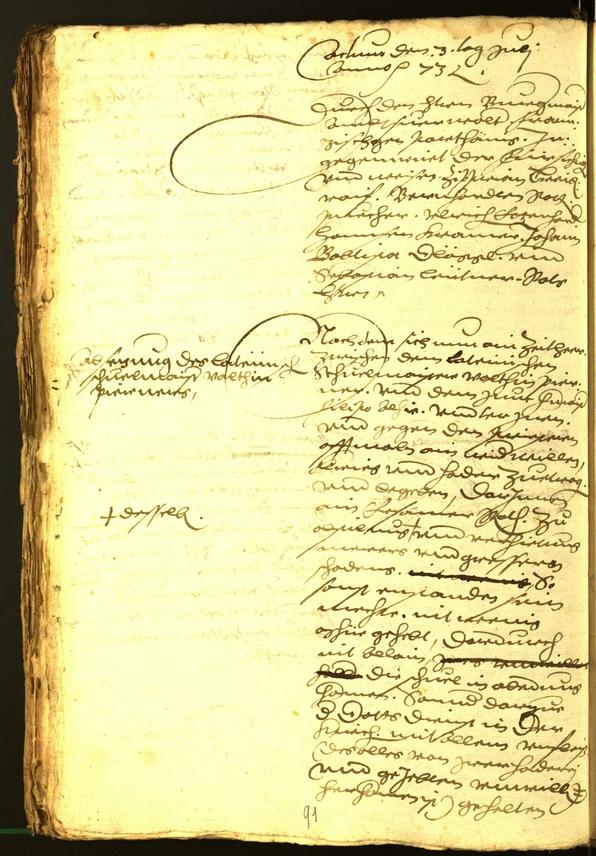 Civic Archives of Bozen-Bolzano - BOhisto Minutes of the council 1573 