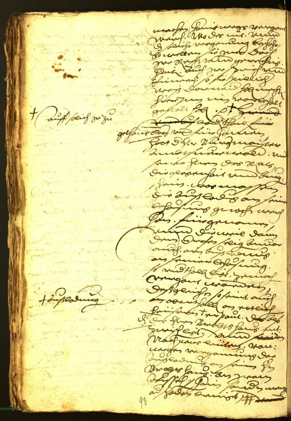 Stadtarchiv Bozen - BOhisto Ratsprotokoll 1573 