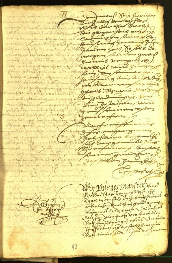 Stadtarchiv Bozen - BOhisto Ratsprotokoll 1573 