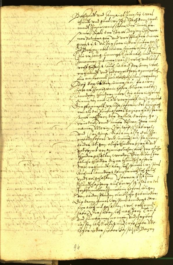 Stadtarchiv Bozen - BOhisto Ratsprotokoll 1573 