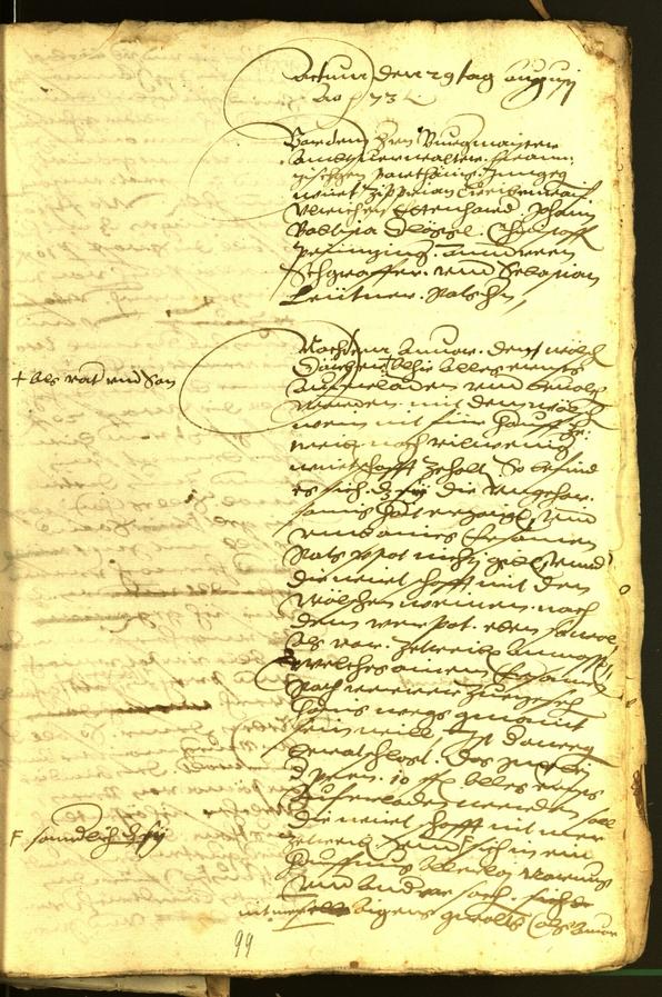 Civic Archives of Bozen-Bolzano - BOhisto Minutes of the council 1573 