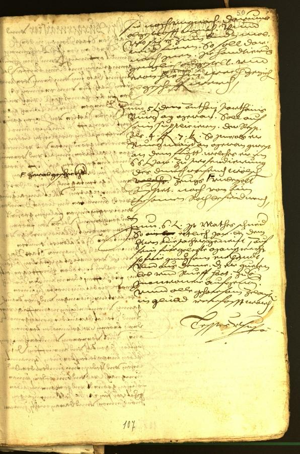 Stadtarchiv Bozen - BOhisto Ratsprotokoll 1573 