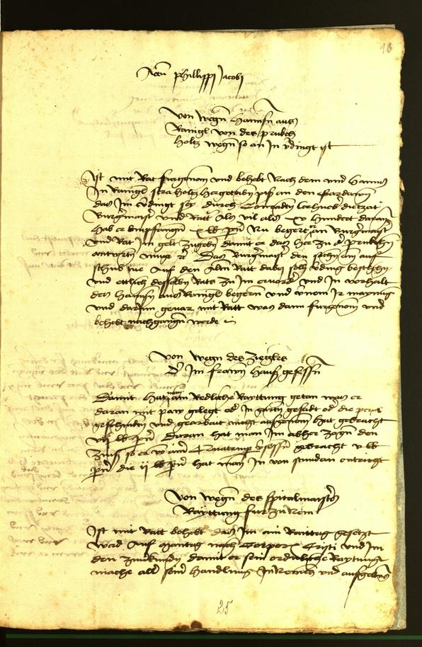 Civic Archives of Bozen-Bolzano - BOhisto Minutes of the council 1472 fol. 10r