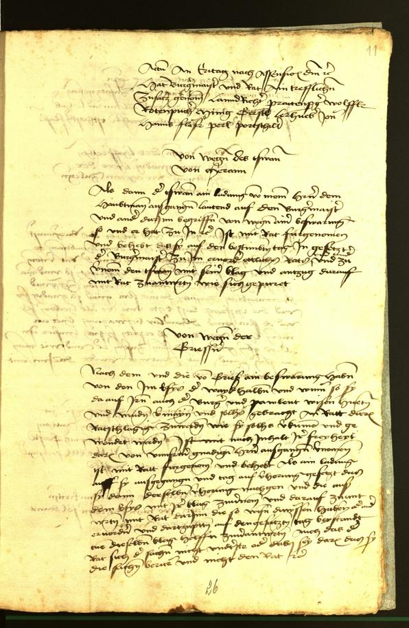 Civic Archives of Bozen-Bolzano - BOhisto Minutes of the council 1472 fol. 11r