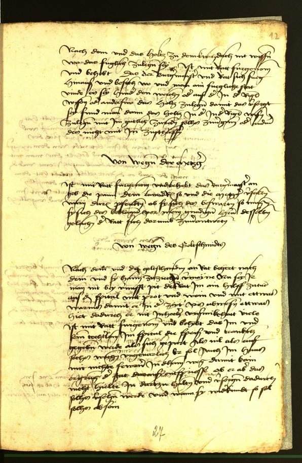 Civic Archives of Bozen-Bolzano - BOhisto Minutes of the council 1472 fol. 12r