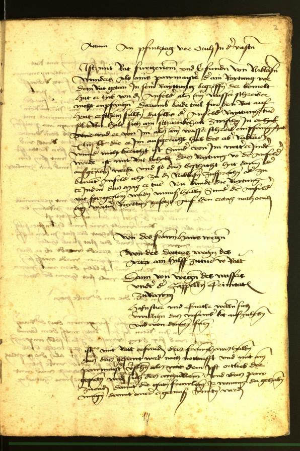 Civic Archives of Bozen-Bolzano - BOhisto Minutes of the council 1472 fol. 2r
