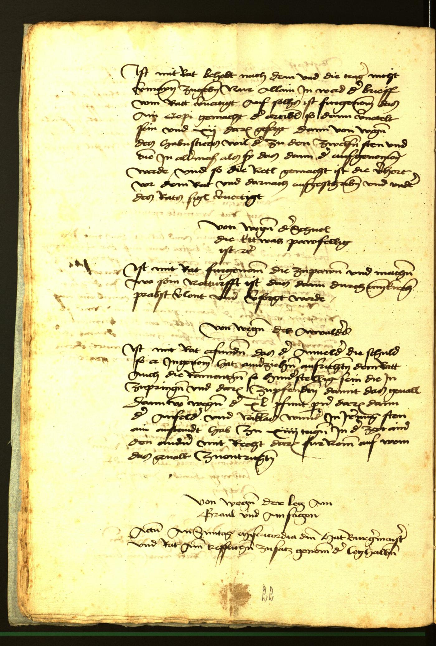 Civic Archives of Bozen-Bolzano - BOhisto Minutes of the council 1472 fol. 6v