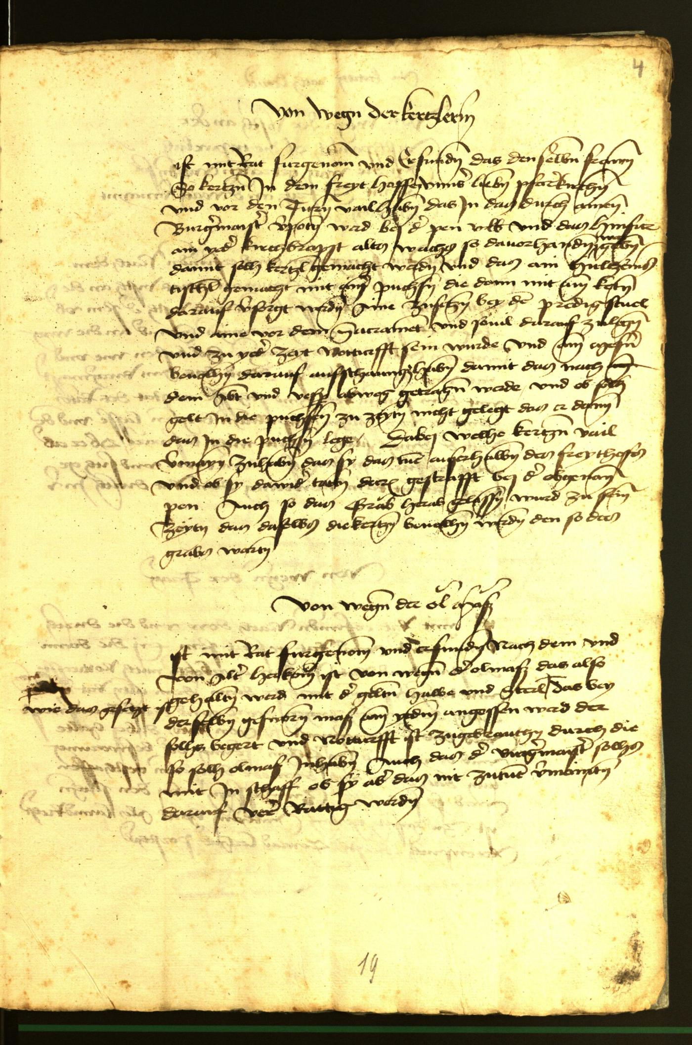 Stadtarchiv Bozen - BOhisto Ratsprotokoll 1472 fol. 4r