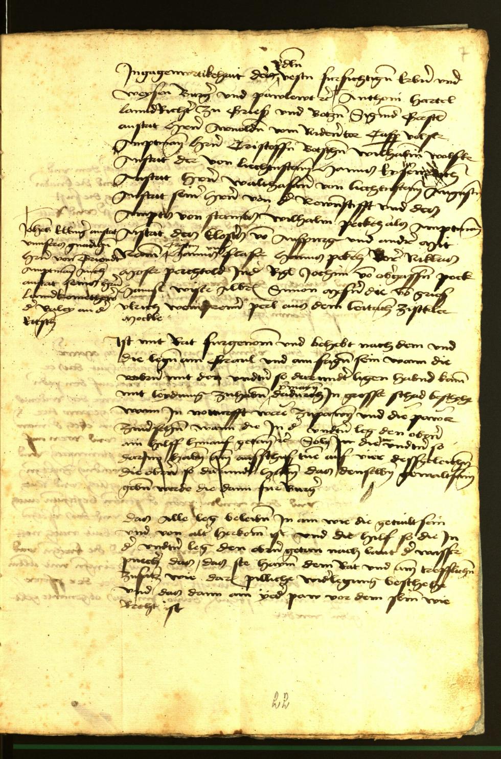 Stadtarchiv Bozen - BOhisto Ratsprotokoll 1472 fol. 7r