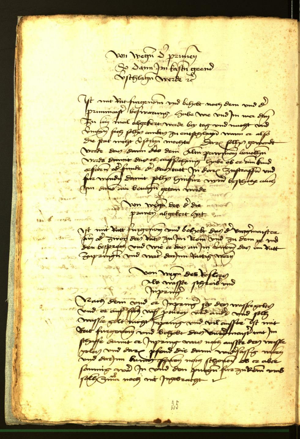 Stadtarchiv Bozen - BOhisto Ratsprotokoll 1472 fol. 9v