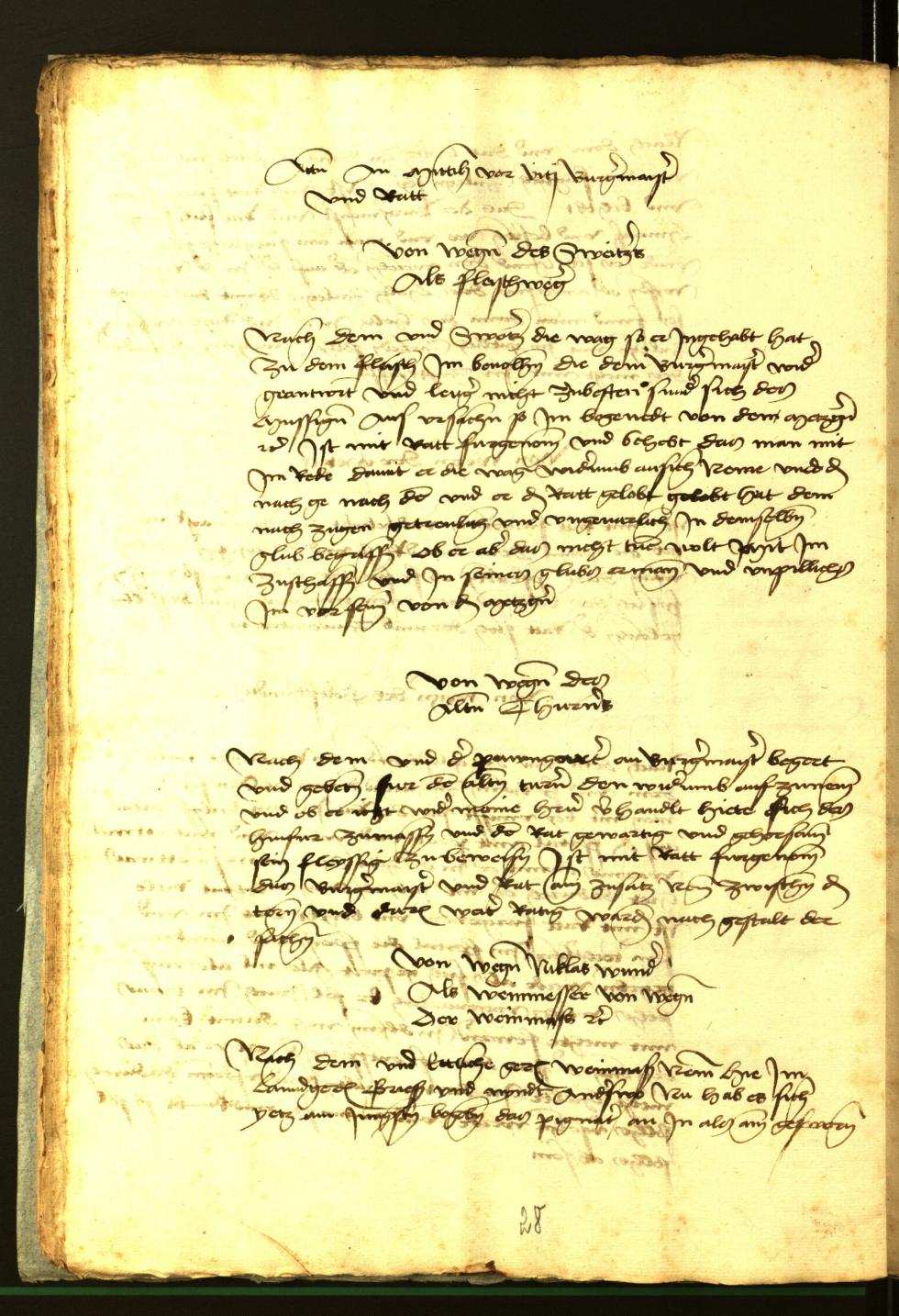Stadtarchiv Bozen - BOhisto Ratsprotokoll 1472 fol. 12v