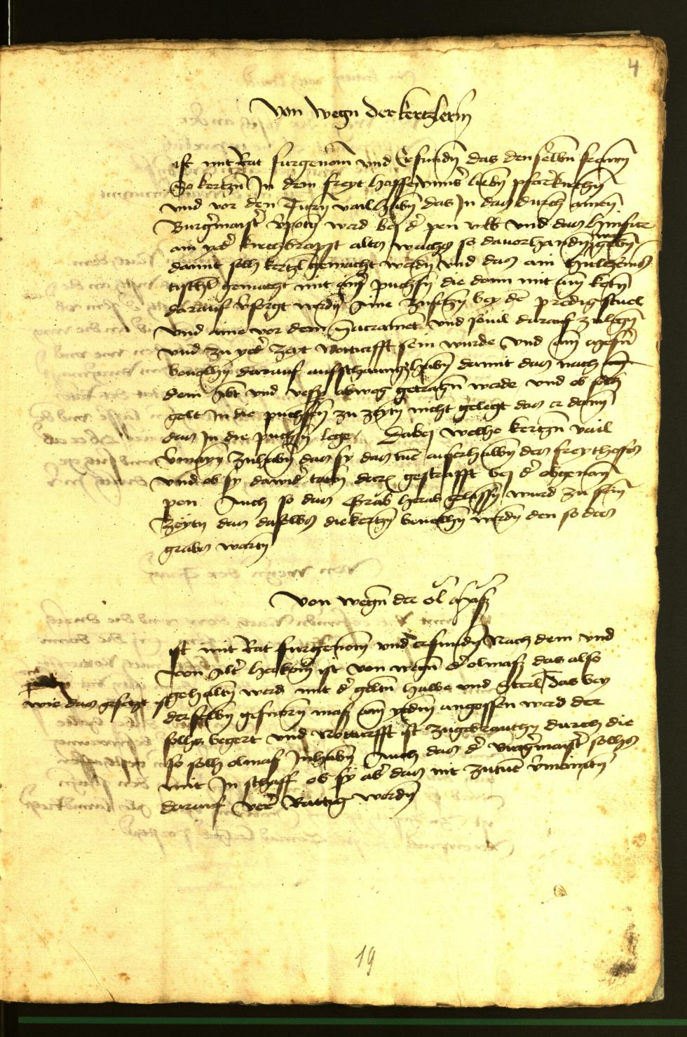 Civic Archives of Bozen-Bolzano - BOhisto Minutes of the council 1472 fol. 4r