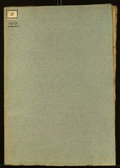 Archivio Storico della Città di Bolzano - BOhisto protocollo consiliare 1472 - Deckblatt vorne außen