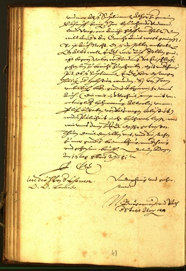 Civic Archives of Bozen-Bolzano - BOhisto Minutes of the council 1581 