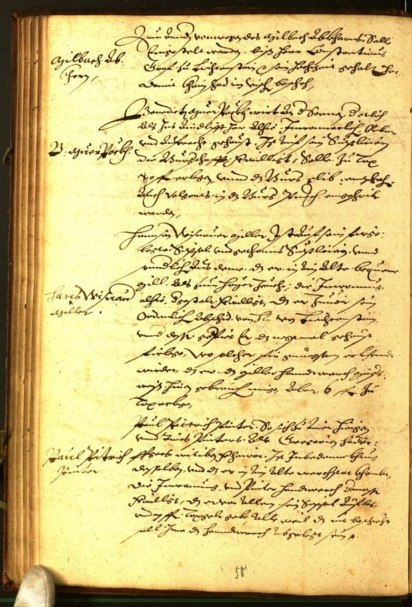 Stadtarchiv Bozen - BOhisto Ratsprotokoll 1581 