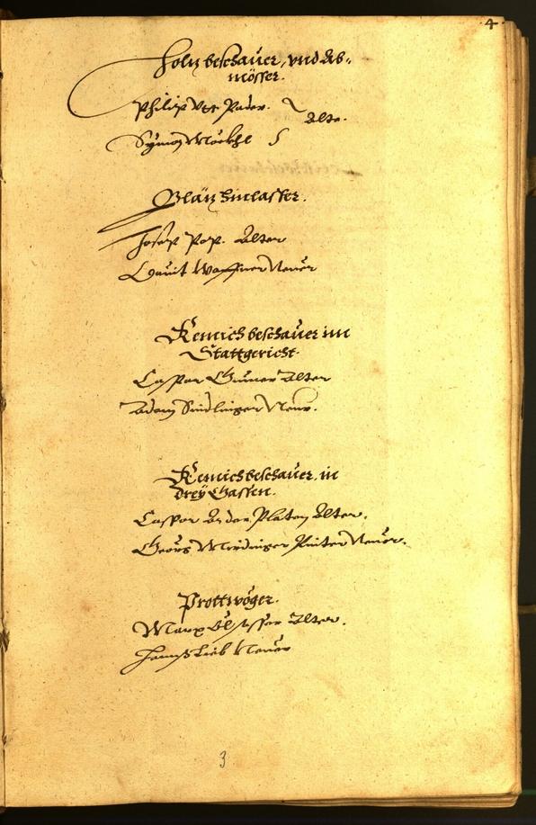 Stadtarchiv Bozen - BOhisto Ratsprotokoll 1581 