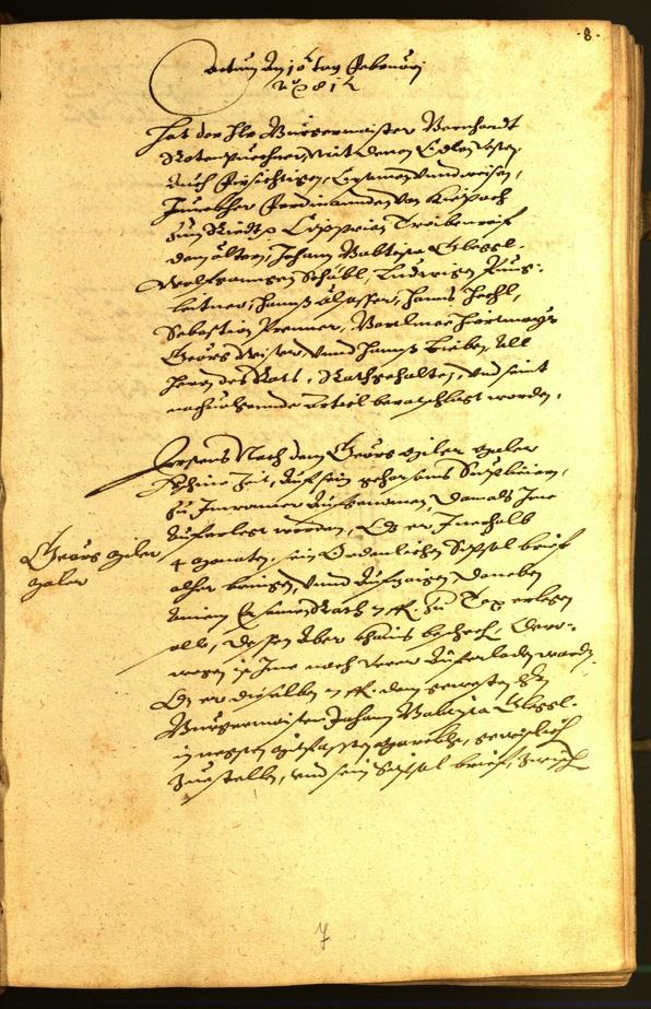 Civic Archives of Bozen-Bolzano - BOhisto Minutes of the council 1581 