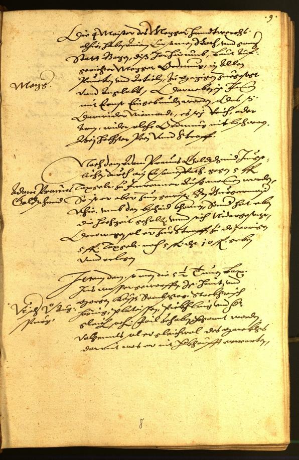 Civic Archives of Bozen-Bolzano - BOhisto Minutes of the council 1581 