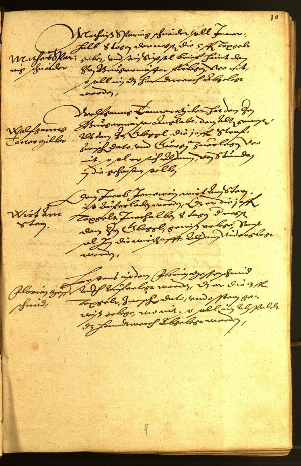 Civic Archives of Bozen-Bolzano - BOhisto Minutes of the council 1581 