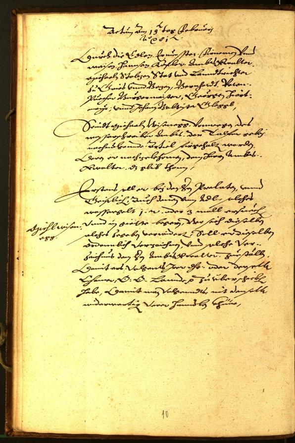 Civic Archives of Bozen-Bolzano - BOhisto Minutes of the council 1581 