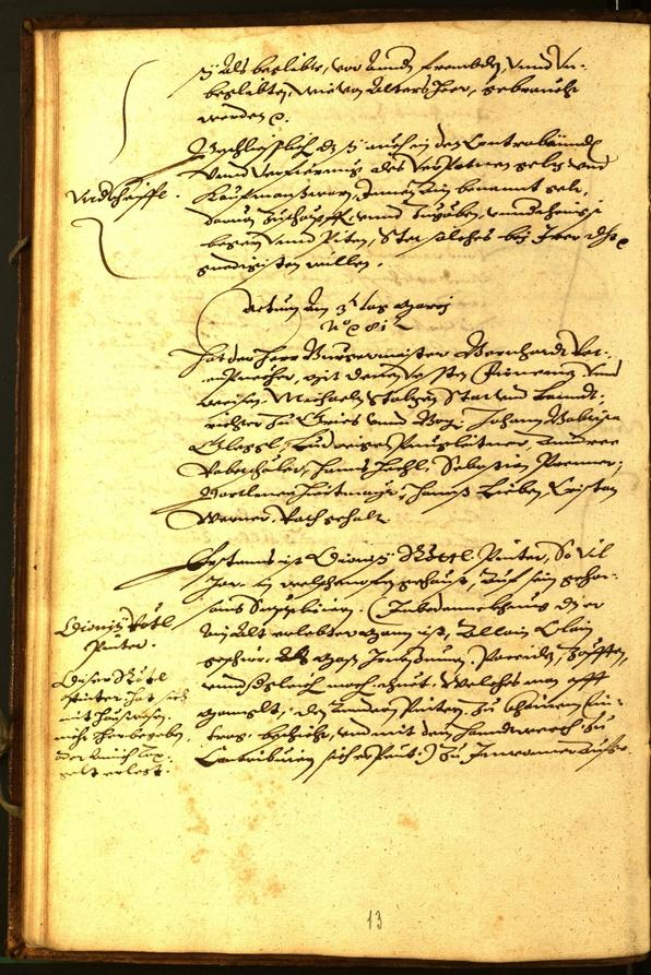 Stadtarchiv Bozen - BOhisto Ratsprotokoll 1581 