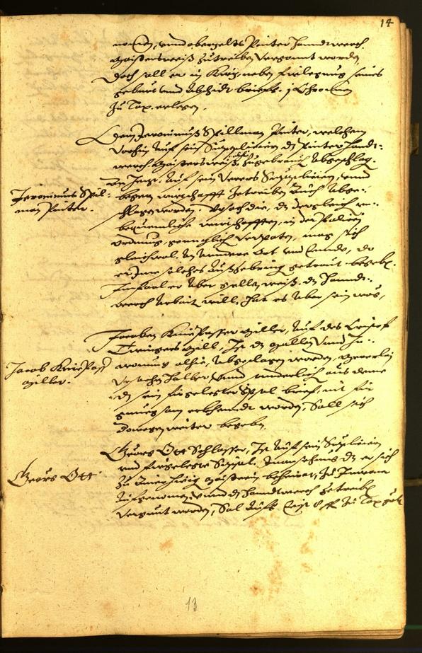 Stadtarchiv Bozen - BOhisto Ratsprotokoll 1581 