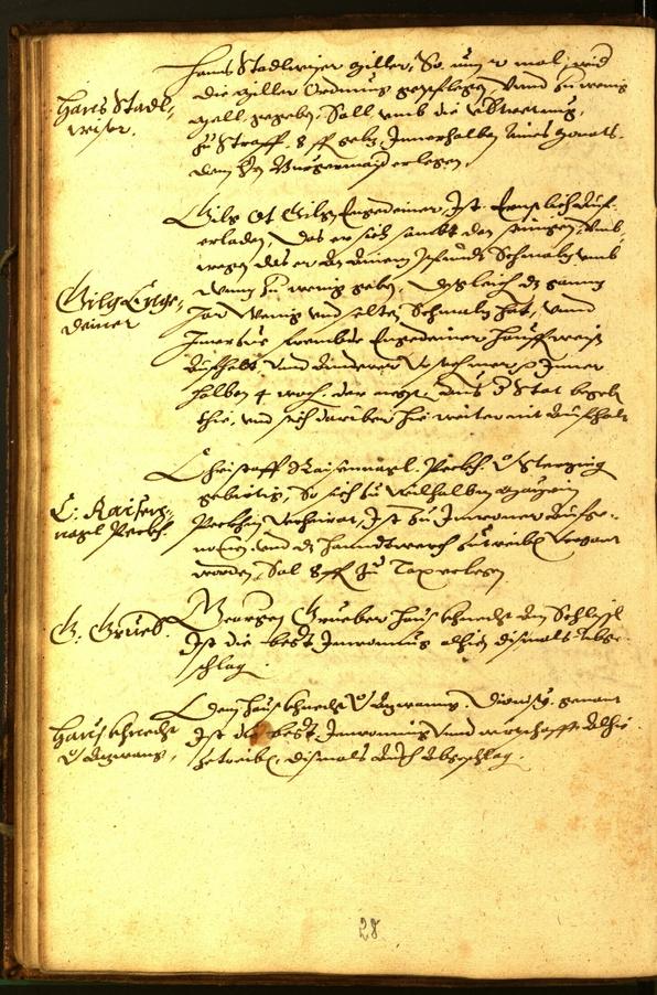 Civic Archives of Bozen-Bolzano - BOhisto Minutes of the council 1581 