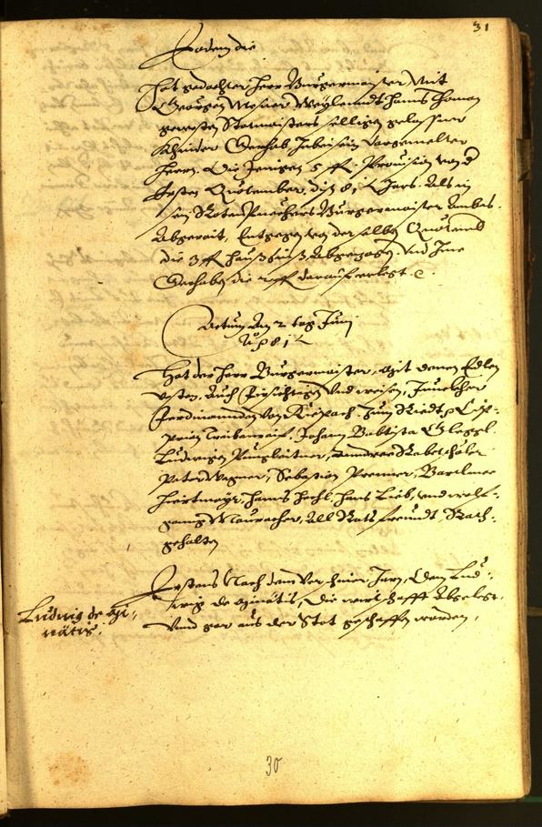 Civic Archives of Bozen-Bolzano - BOhisto Minutes of the council 1581 