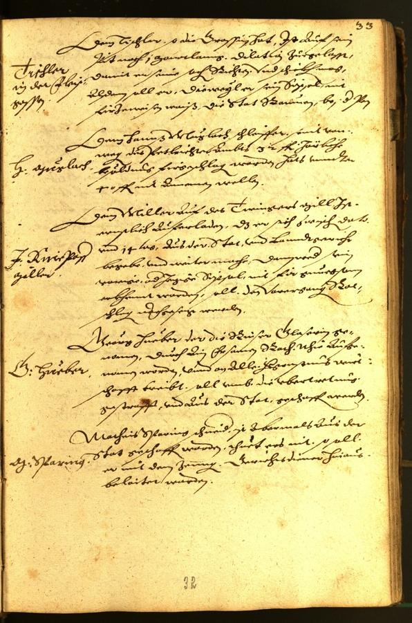 Stadtarchiv Bozen - BOhisto Ratsprotokoll 1581 