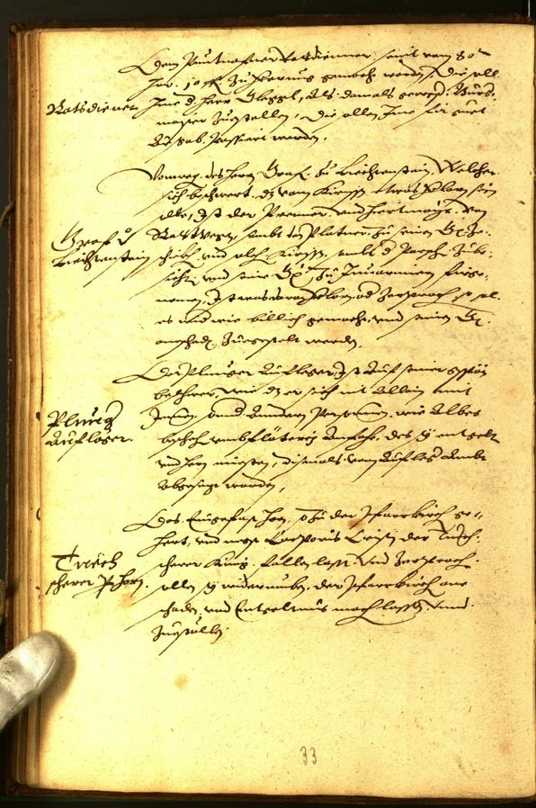 Stadtarchiv Bozen - BOhisto Ratsprotokoll 1581 